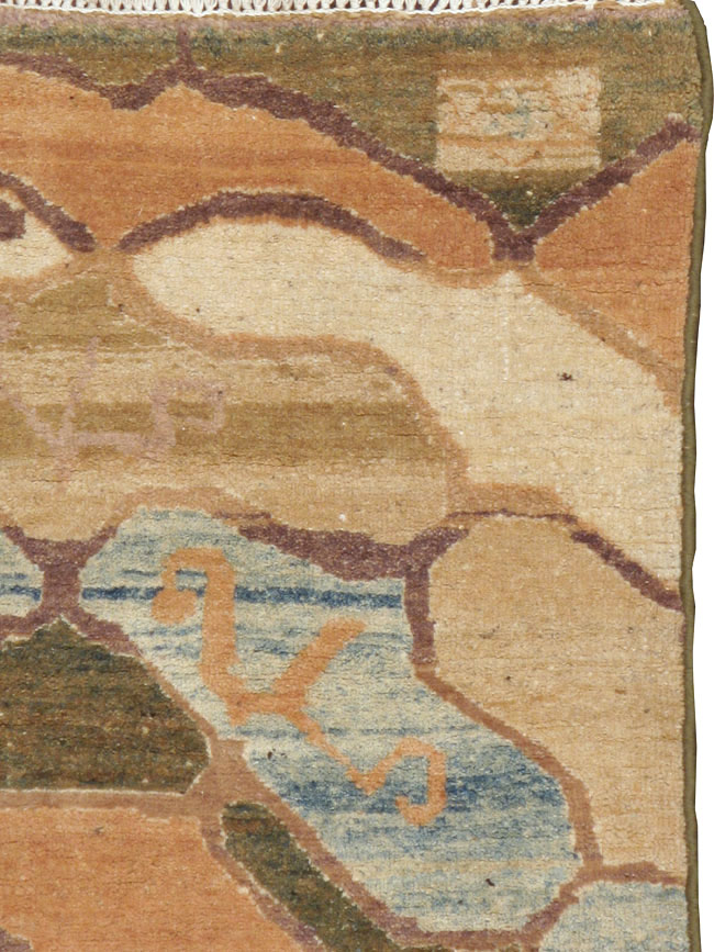 Vintage Indian Lahore Rug, No.9725 - Gss