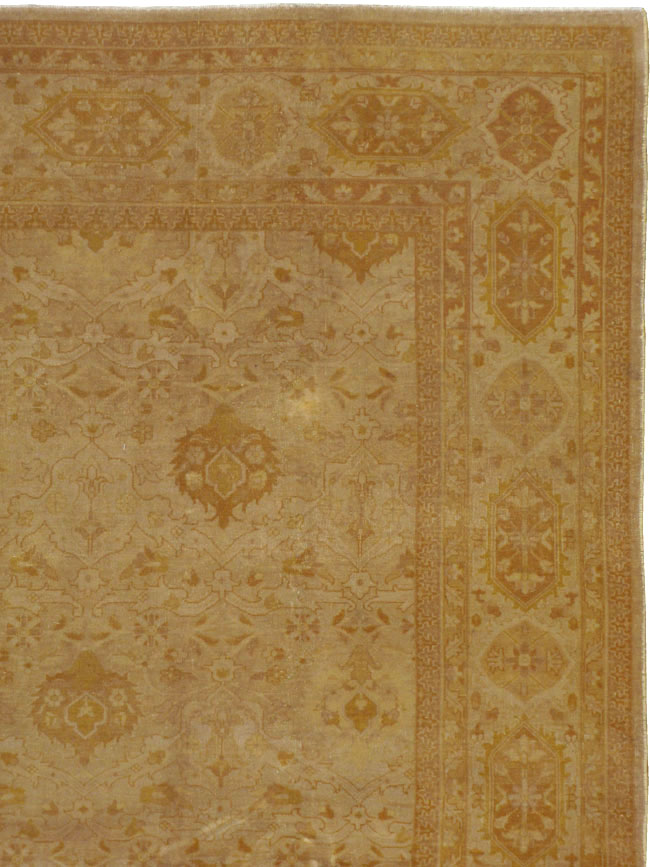 Antique Indian Lahore Square Carpet, No.9726 - Gss