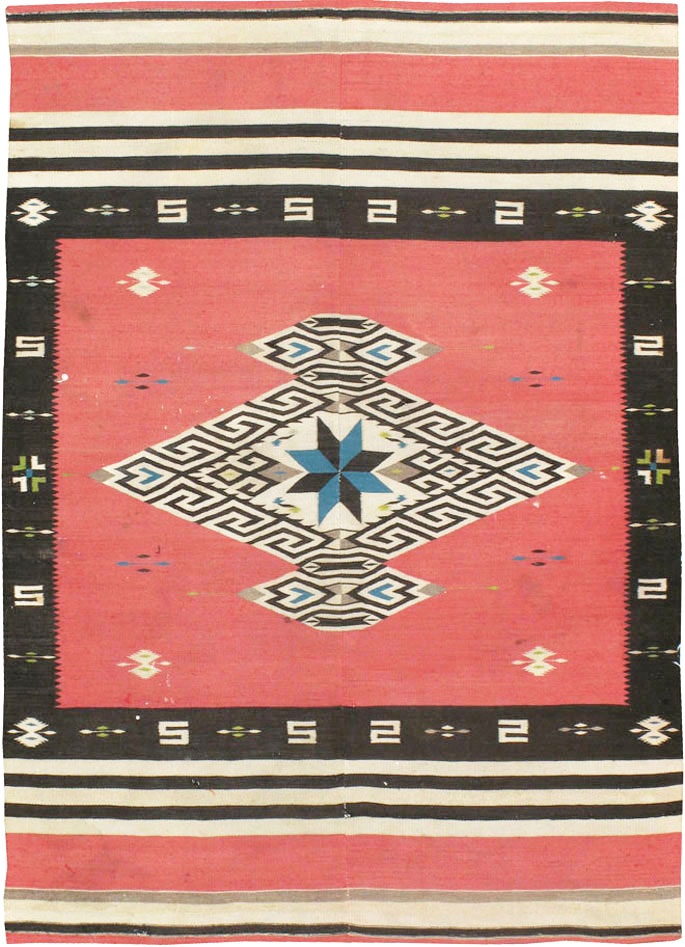 Vintage Navajo Kilim, No.9778 - Gss