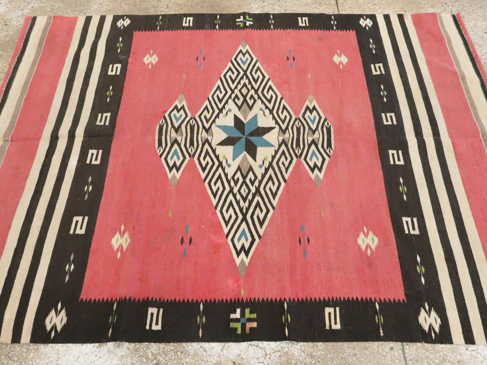 Vintage Navajo Kilim, No.9778 - Gss