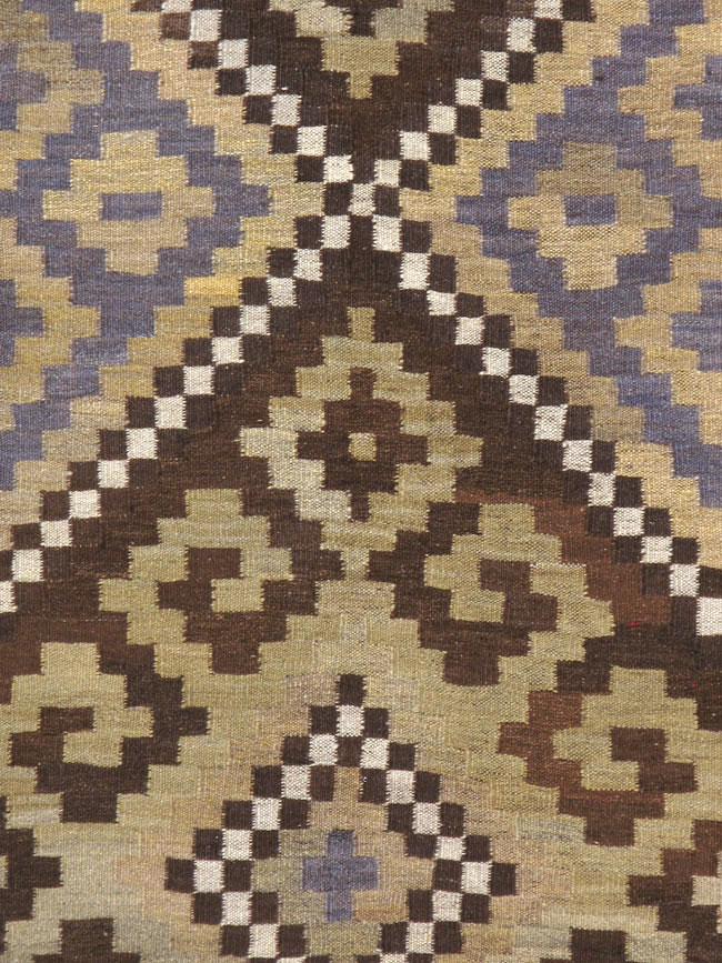 Vintage Scandinavian Flatweave Kilim Runner, No.9812 - Gss