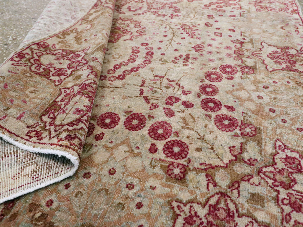 Antique Persian Lavar Kerman Rug, No.9830 - Gss