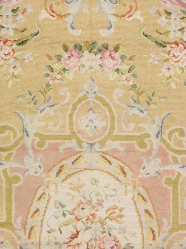 Vintage European Savonnerie Carpet, No.9835 - Gss