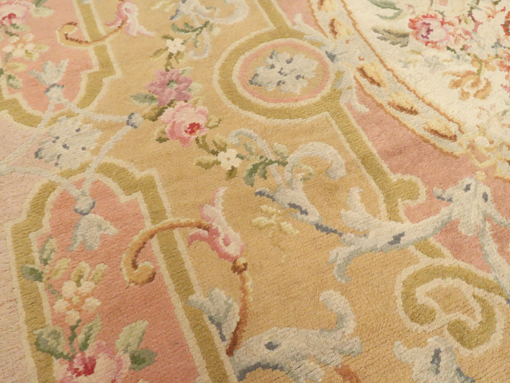 Vintage European Savonnerie Carpet, No.9835 - Gss