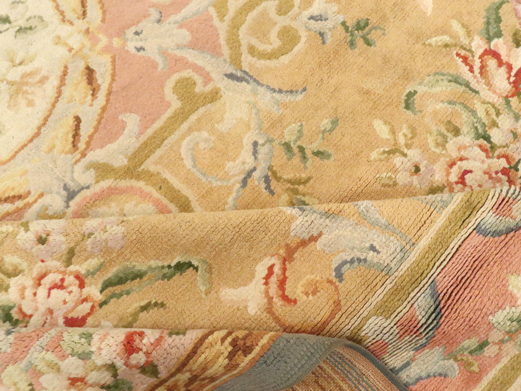 Vintage European Savonnerie Carpet, No.9835 - Gss