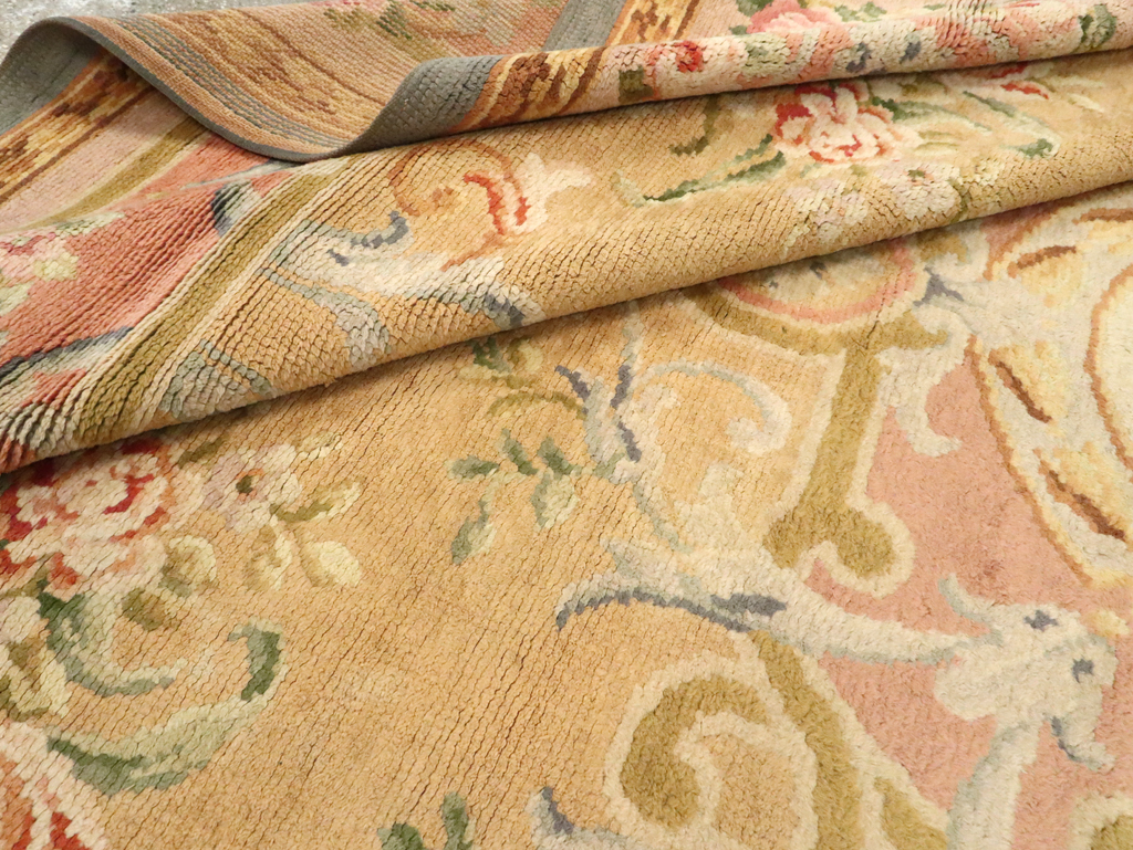 Vintage European Savonnerie Carpet, No.9835 - Gss