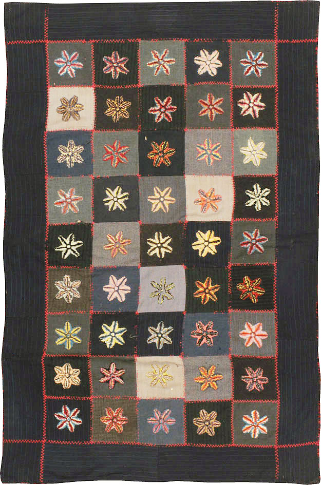 Antique American Embroidered Quilt, No.9865 - Gss