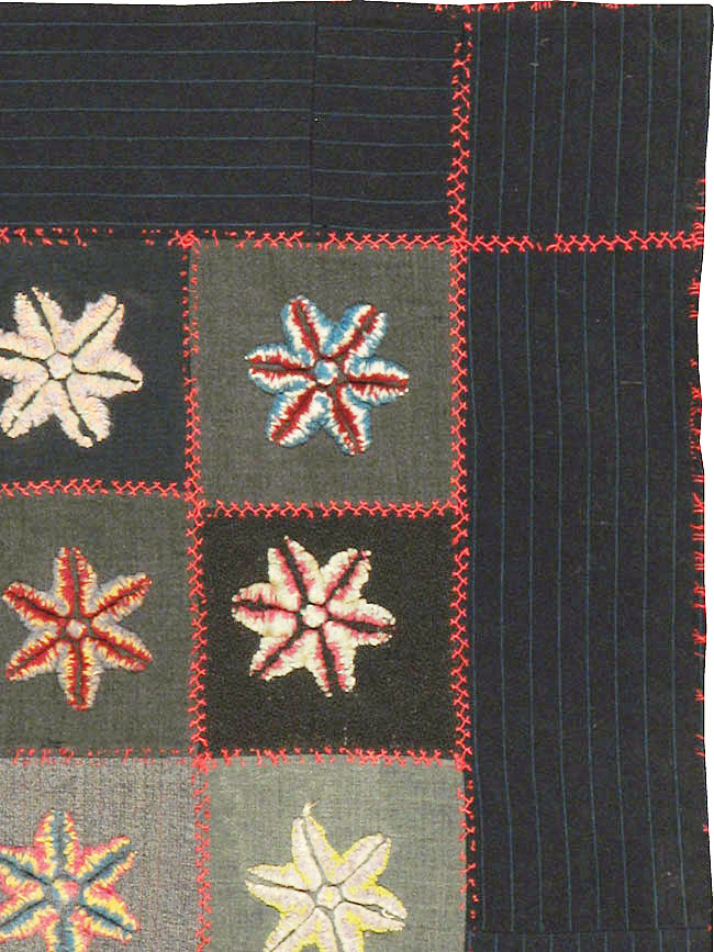 Antique American Embroidered Quilt, No.9865 - Gss