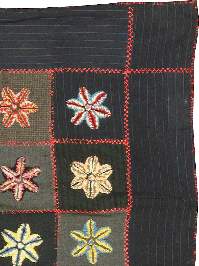 Antique American Embroidered Quilt, No.9865 - Gss