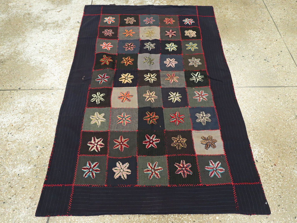 Antique American Embroidered Quilt, No.9865 - Gss