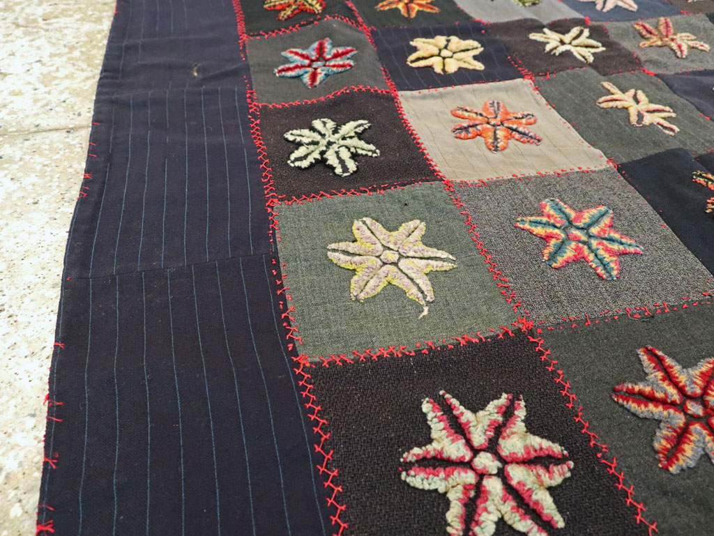 Antique American Embroidered Quilt, No.9865 - Gss