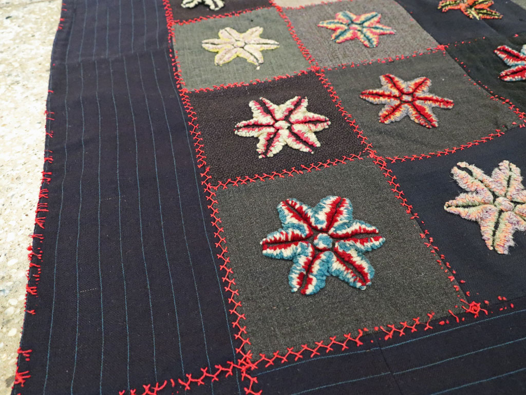 Antique American Embroidered Quilt, No.9865 - Gss