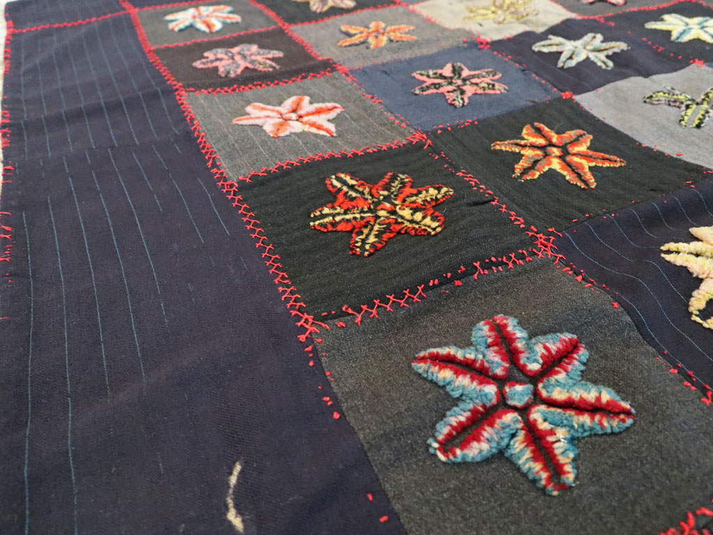 Antique American Embroidered Quilt, No.9865 - Gss