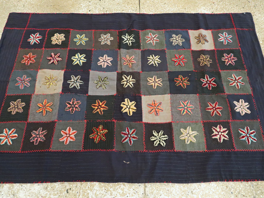 Antique American Embroidered Quilt, No.9865 - Gss