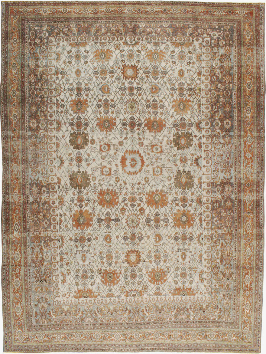 Antique Persian Bibikabad Carpet, No.9877 - Gss