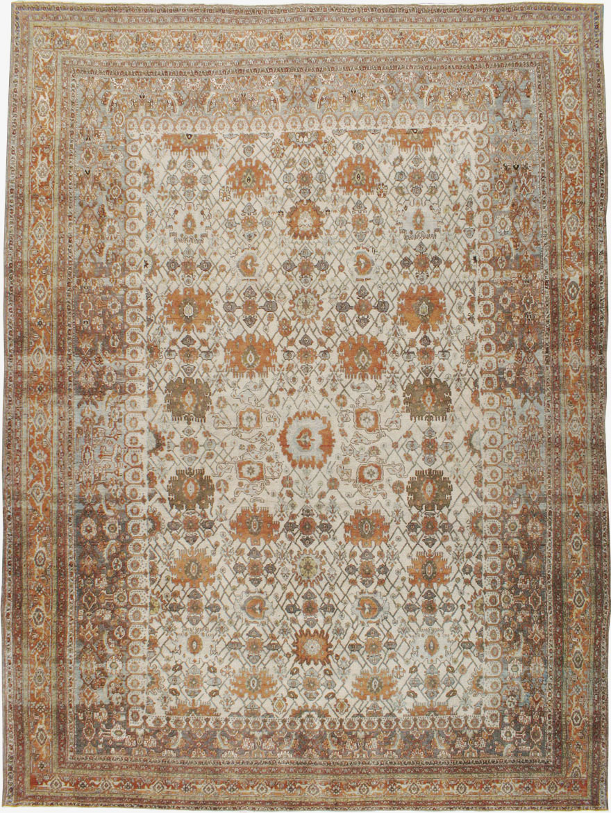 Antique Persian Bibikabad Carpet, No.9877 - Gss