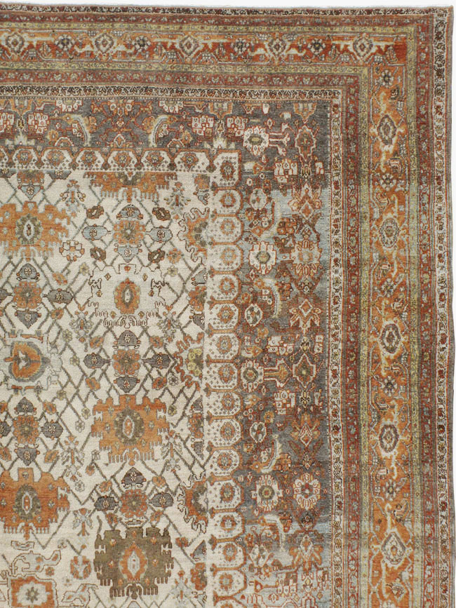 Antique Persian Bibikabad Carpet, No.9877 - Gss