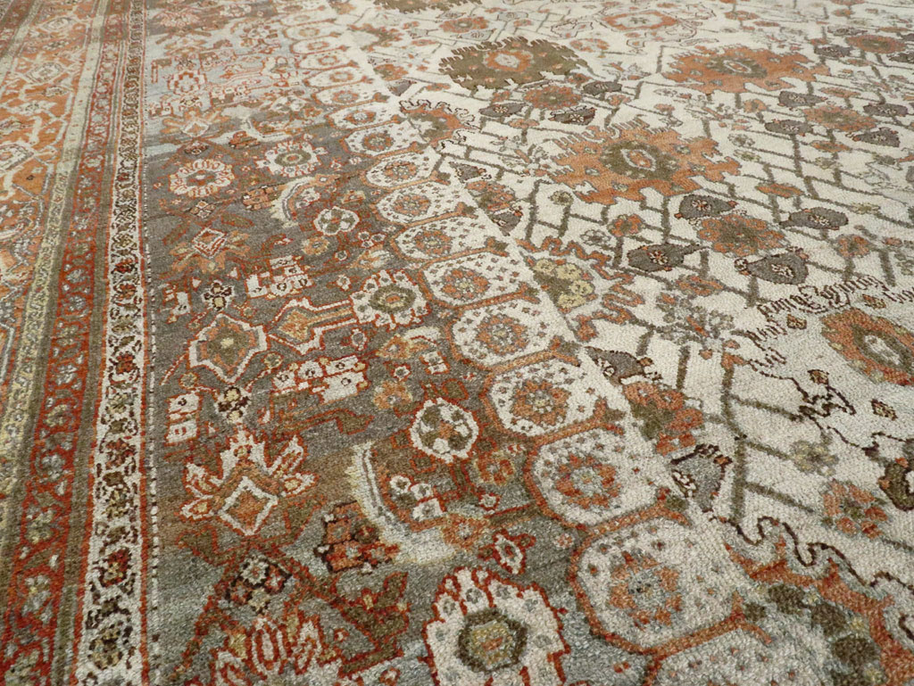 Antique Persian Bibikabad Carpet, No.9877 - Gss