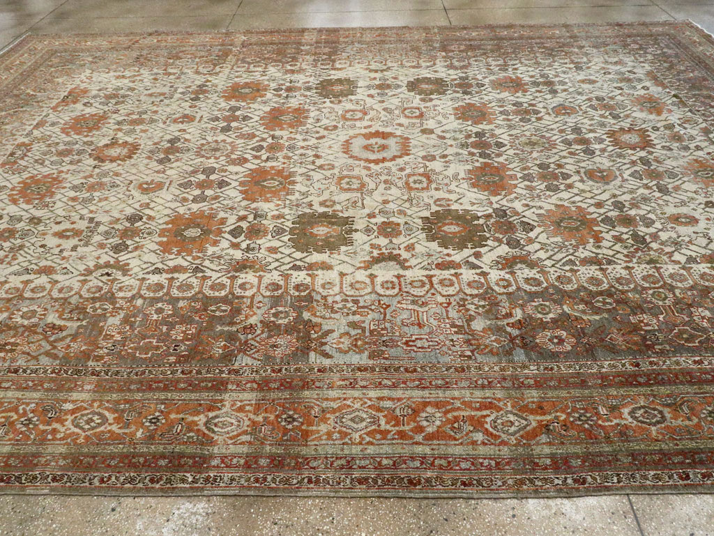 Antique Persian Bibikabad Carpet, No.9877 - Gss