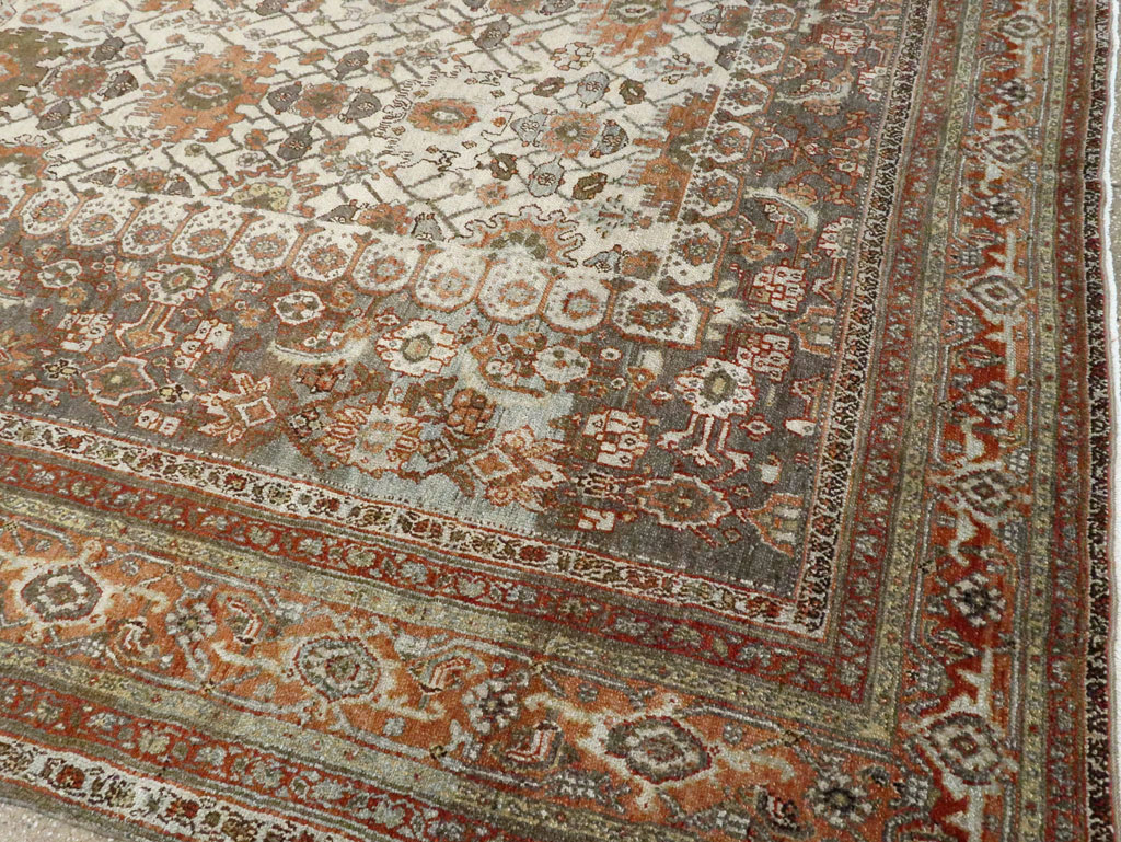 Antique Persian Bibikabad Carpet, No.9877 - Gss