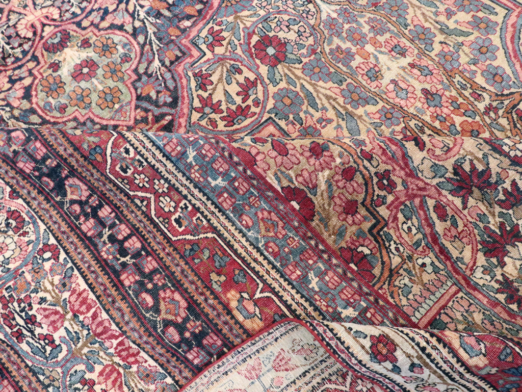 Antique Persian Lavar Kerman Carpet, No.9890 - Gss