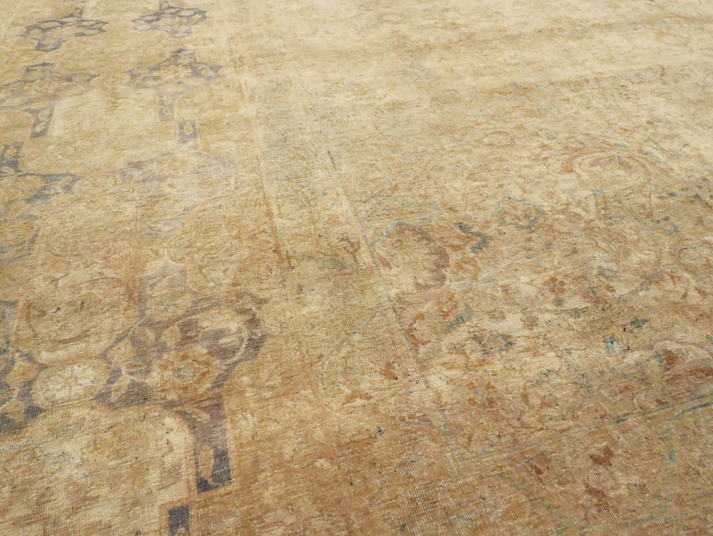 Antique Persian Lavar Kerman Carpet, No.9905 - Gss