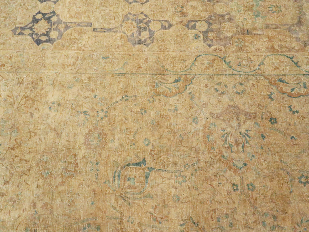 Antique Persian Lavar Kerman Carpet, No.9905 - Gss