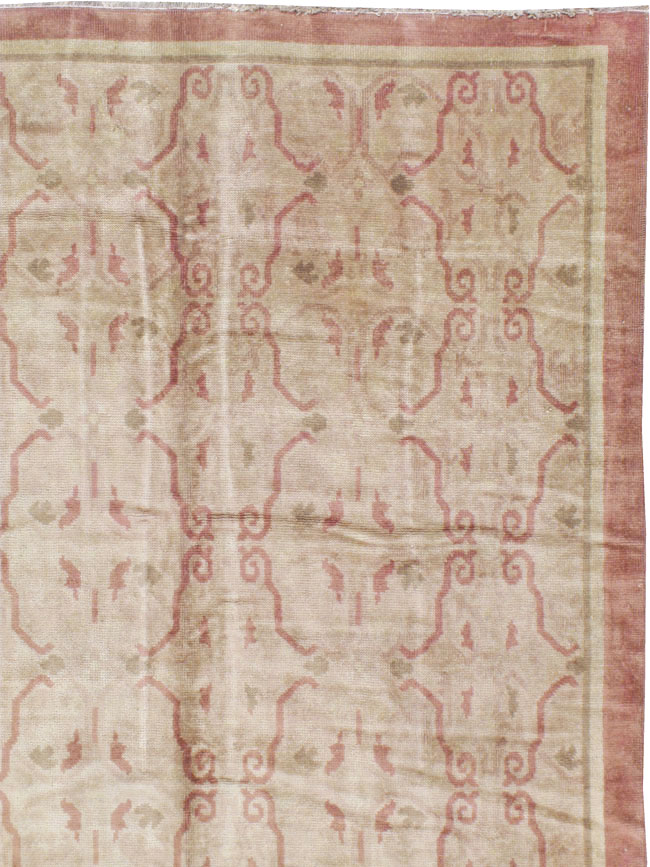Antique European Continental Carpet, No.9919 - Gss
