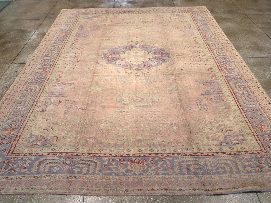 An Oushak Carpet, No.9920 - Gss