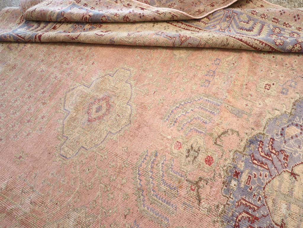 An Oushak Carpet, No.9920 - Gss