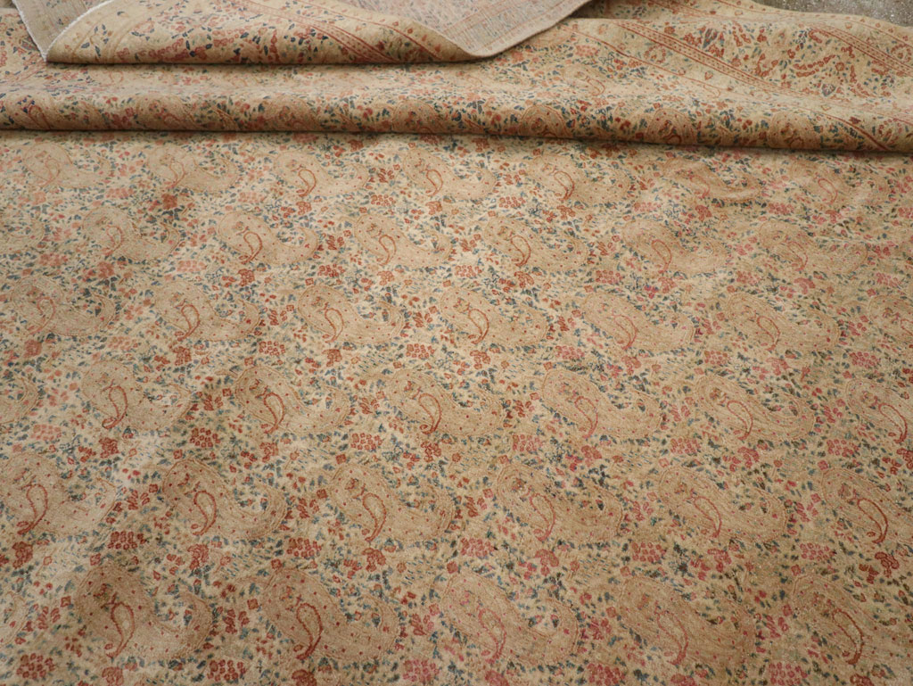 Antique Persian Kerman Square Carpet, No.9939 - Gss