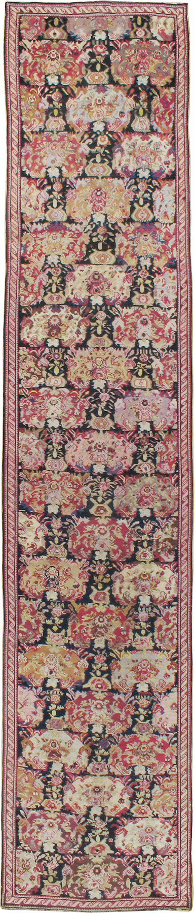 Antique Caucasian Karabagh Runner, No.9942 - Gss