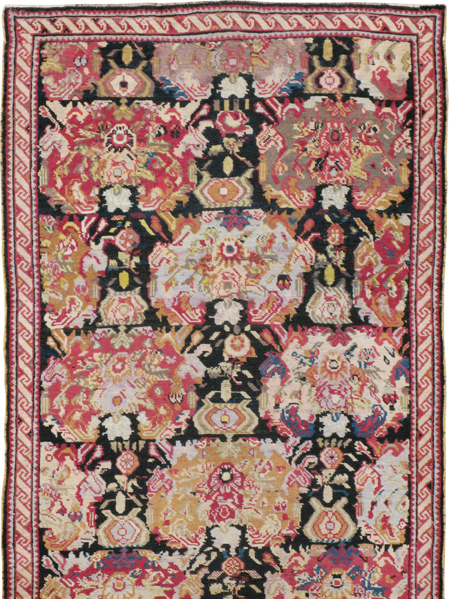 Antique Caucasian Karabagh Runner, No.9942 - Gss