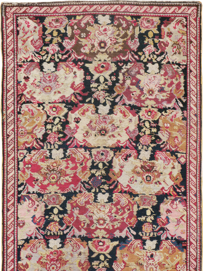 Antique Caucasian Karabagh Runner, No.9942 - Gss