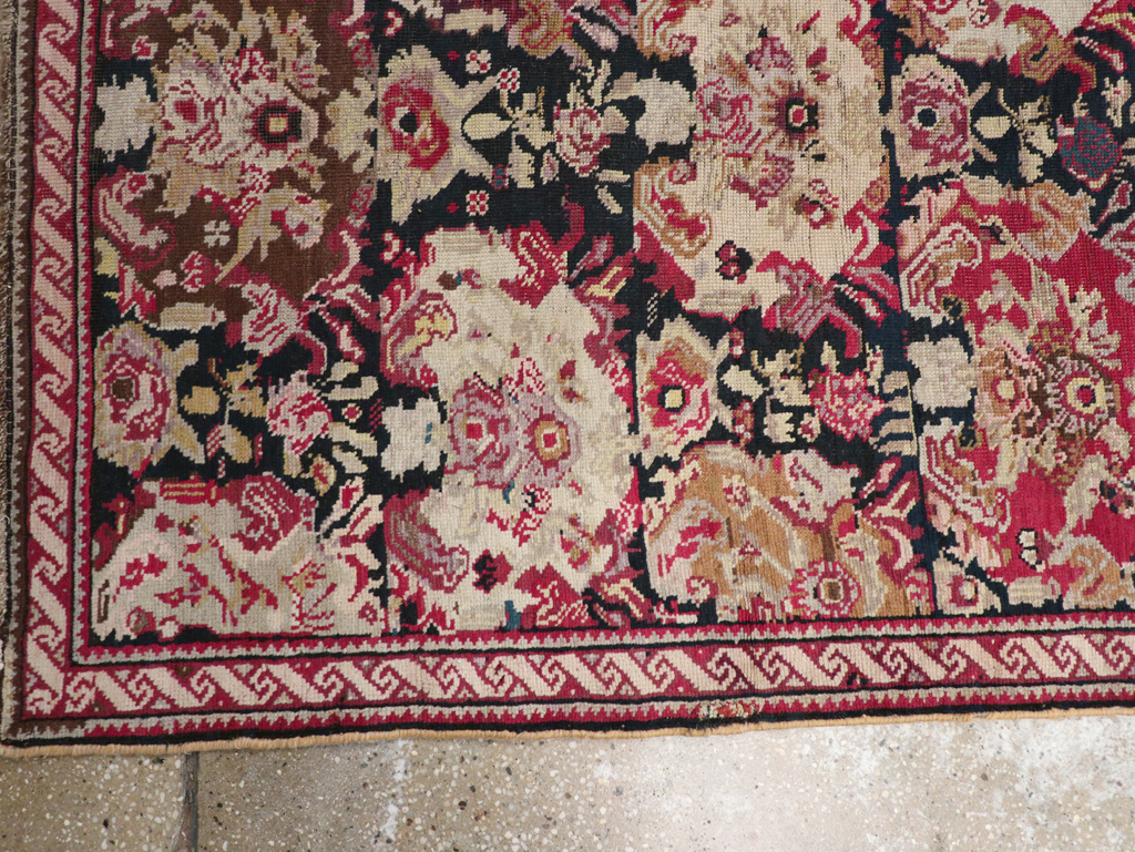 Antique Caucasian Karabagh Runner, No.9942 - Gss