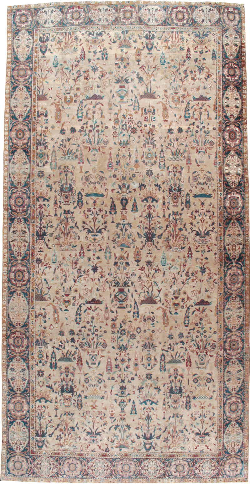 Antique Indian Lahore Carpet, No.9953 - Gss