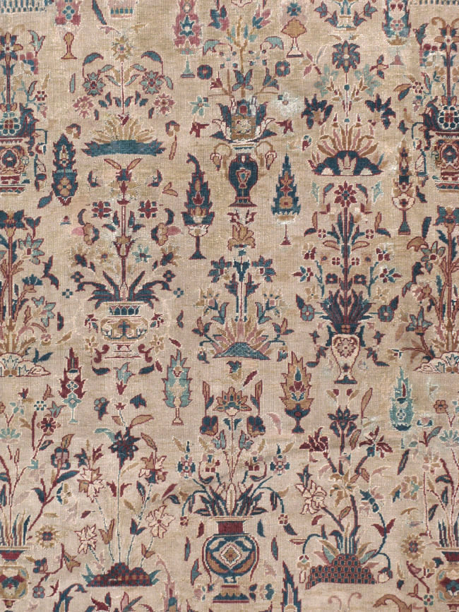 Antique Indian Lahore Carpet, No.9953 - Gss
