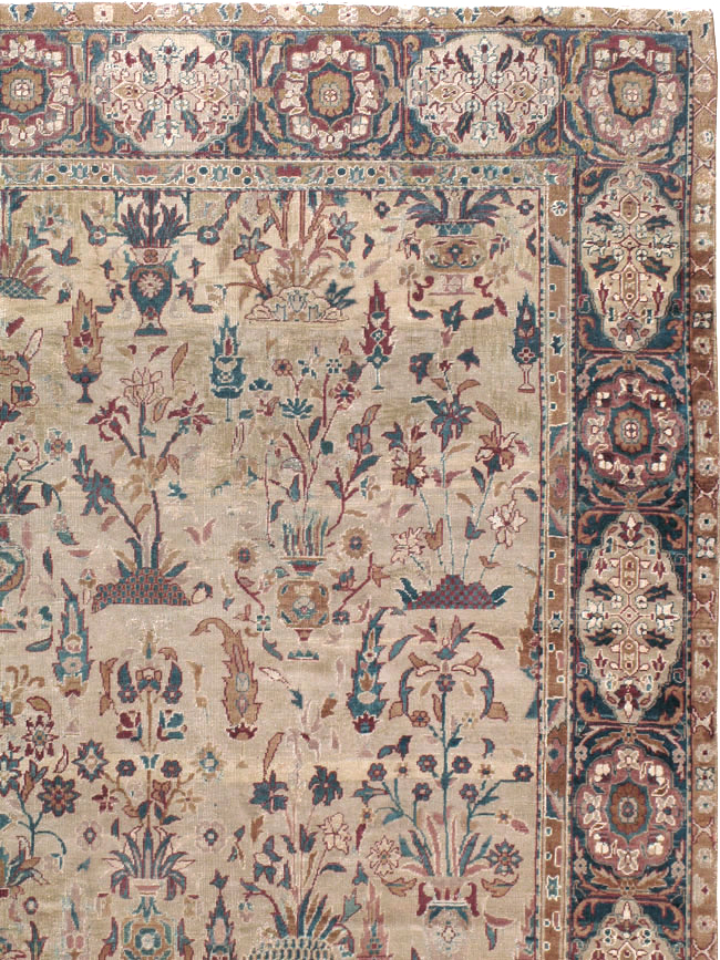 Antique Indian Lahore Carpet, No.9953 - Gss
