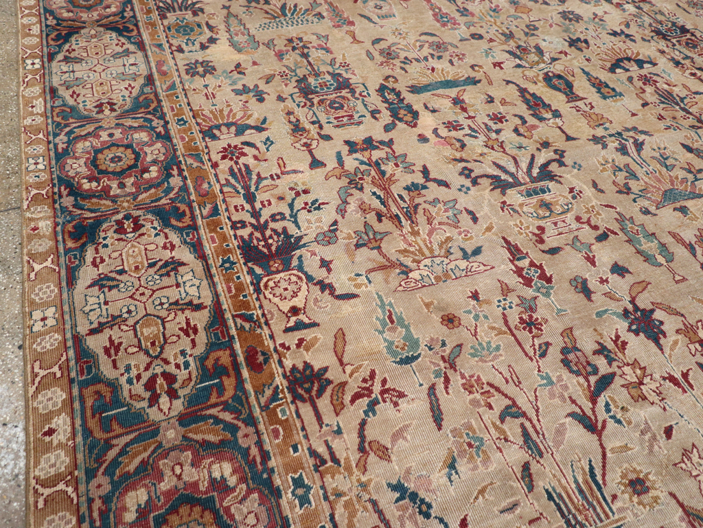 Antique Indian Lahore Carpet, No.9953 - Gss