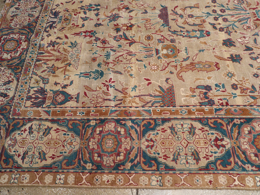 Antique Indian Lahore Carpet, No.9953 - Gss