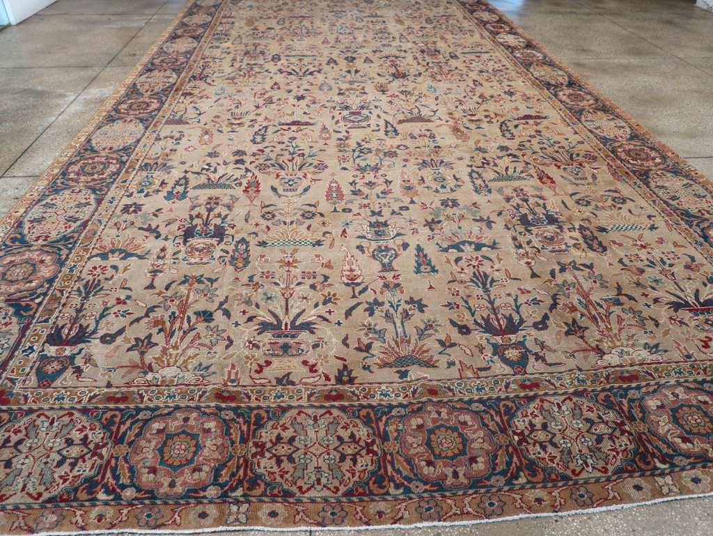 Antique Indian Lahore Carpet, No.9953 - Gss