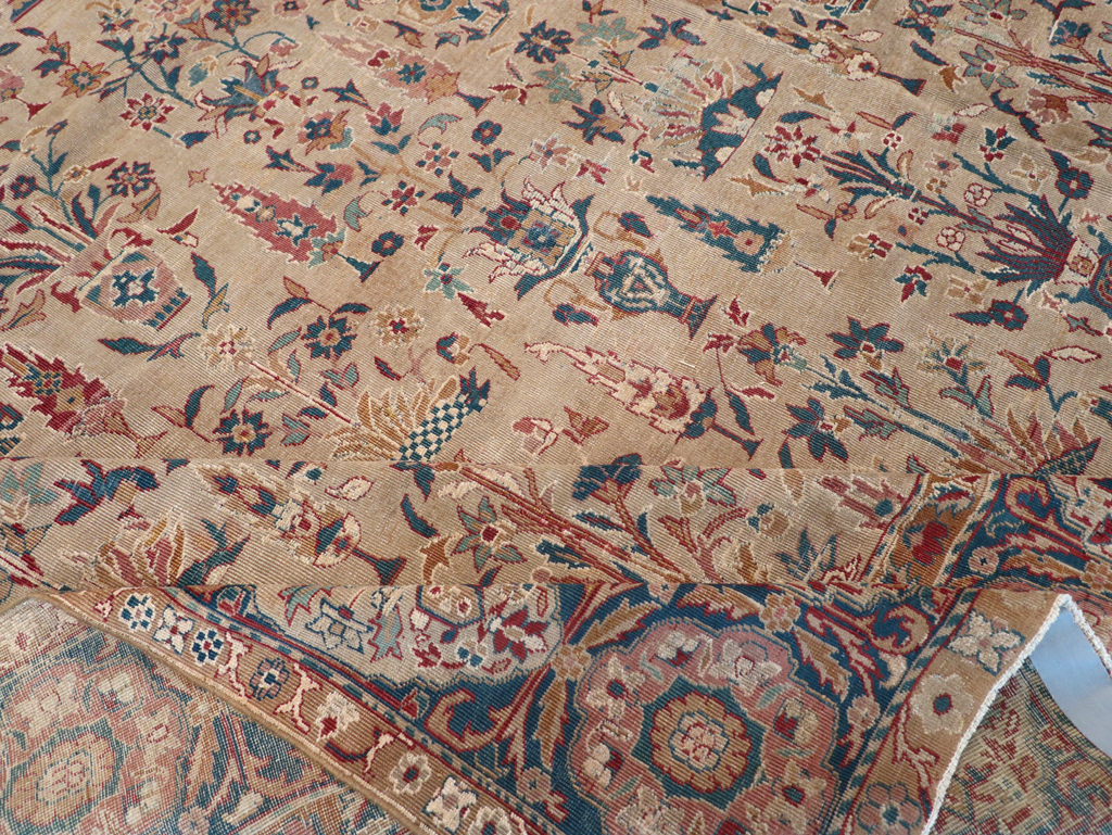Antique Indian Lahore Carpet, No.9953 - Gss