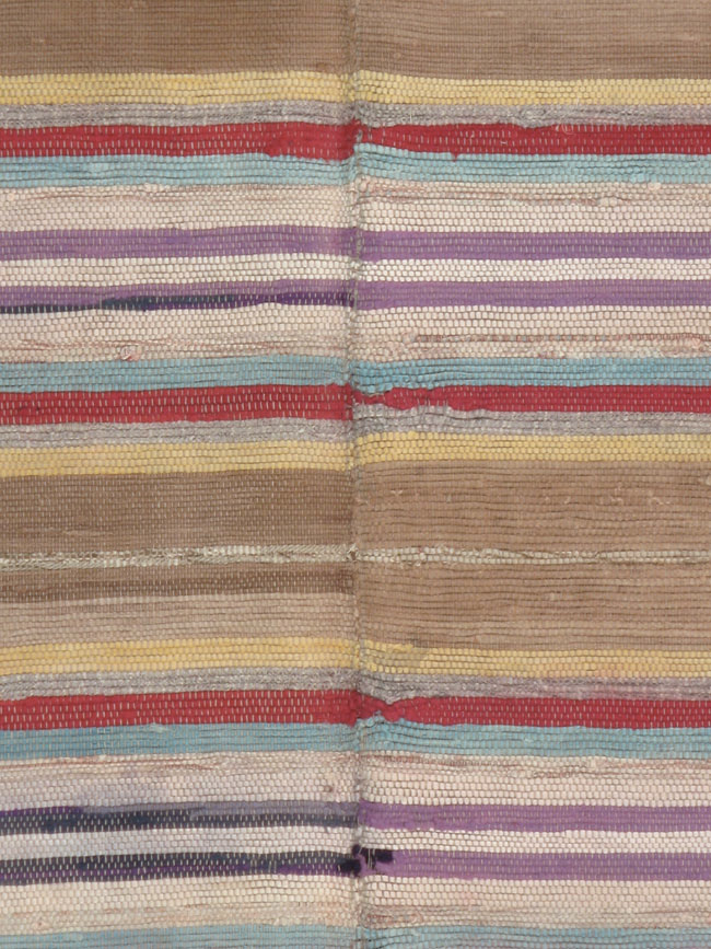 Antique American Rag Rug, No.9955 - Gss