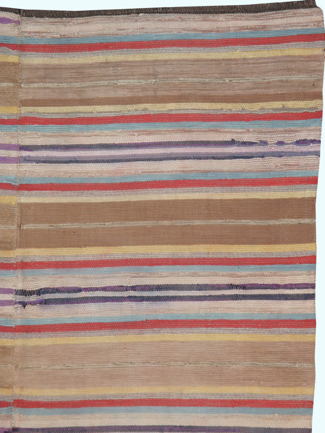 Antique American Rag Rug, No.9955 - Gss