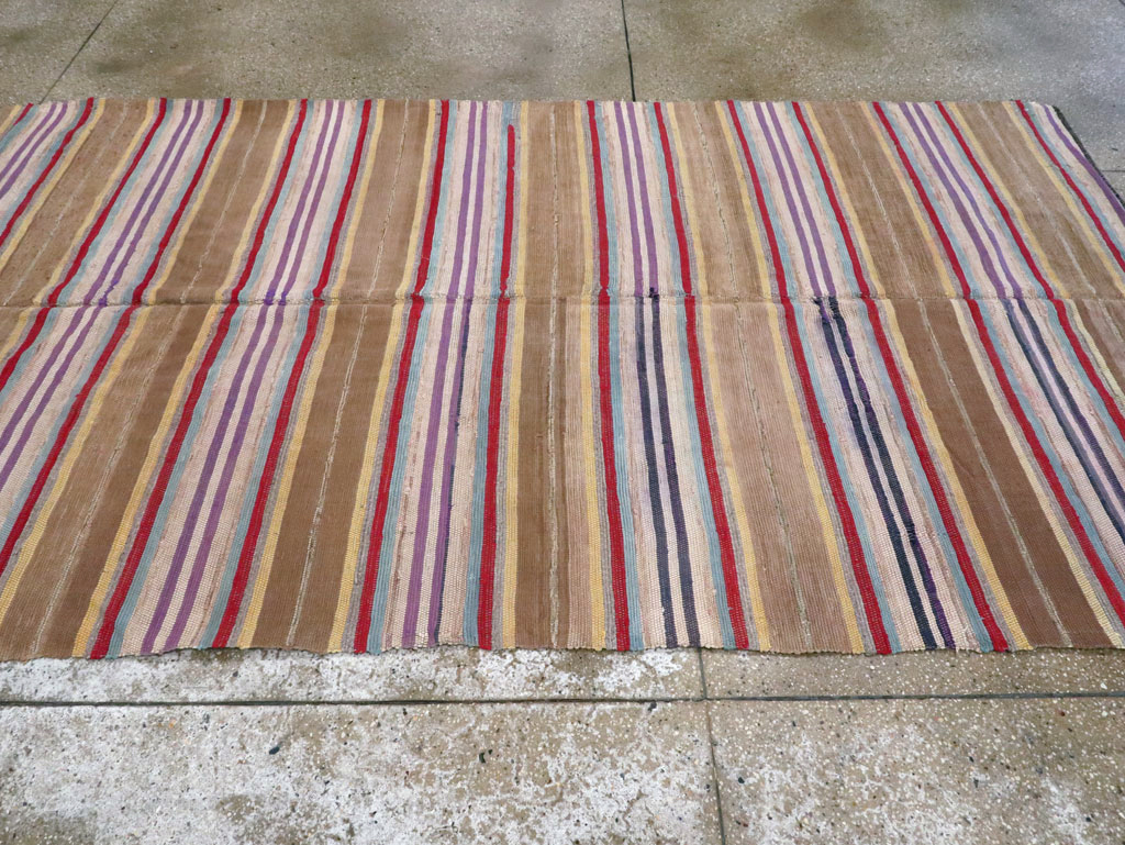 Antique American Rag Rug, No.9955 - Gss