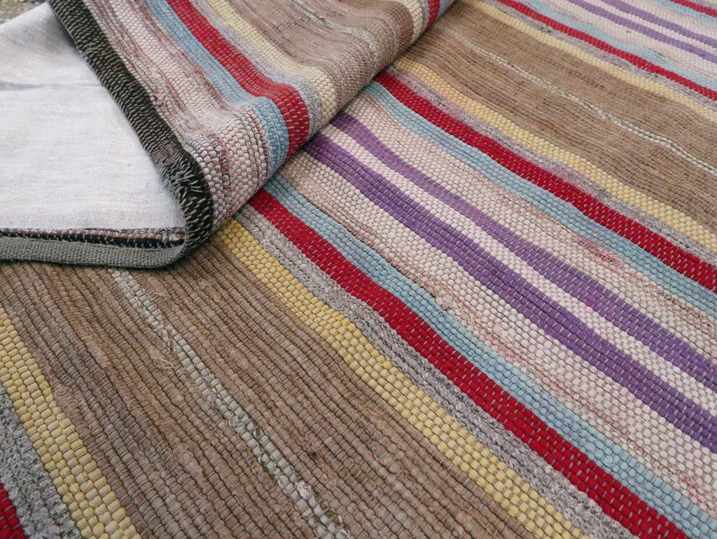 Antique American Rag Rug, No.9955 - Gss