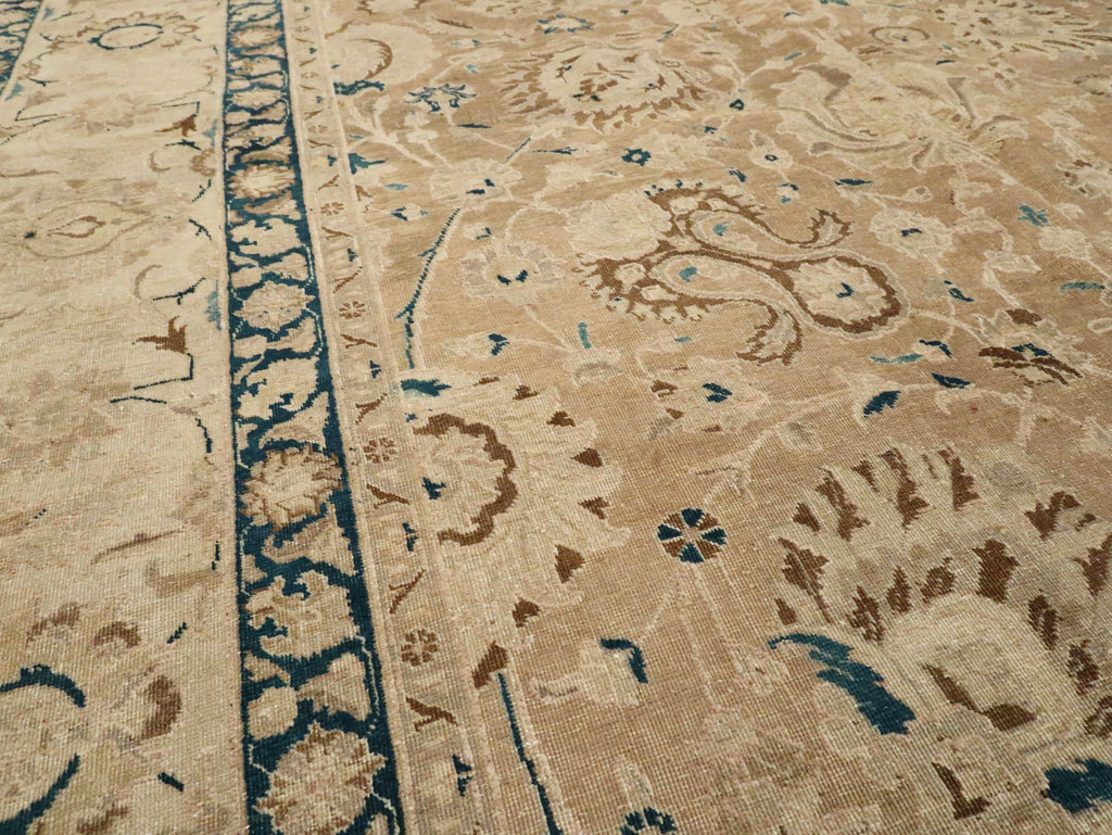 Antique Persian Tabriz Carpet, No.9985 - Gss